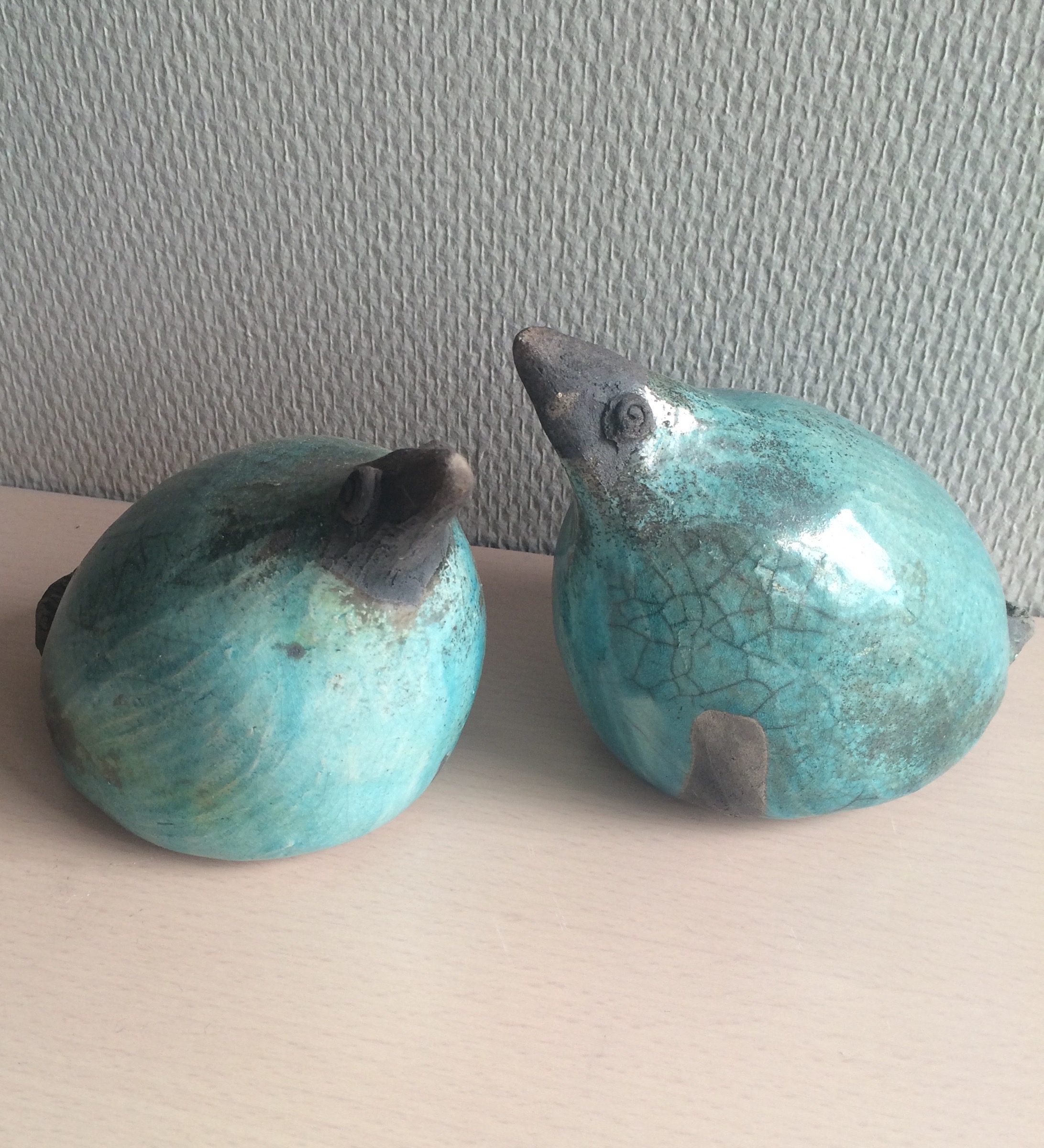 Keramik fugle - 150kr/stk